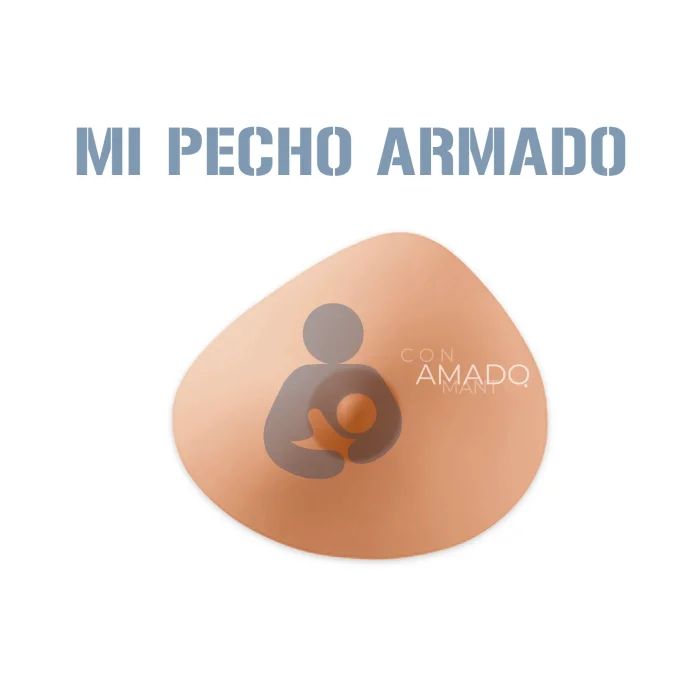 Mi pecho armado con amado manto